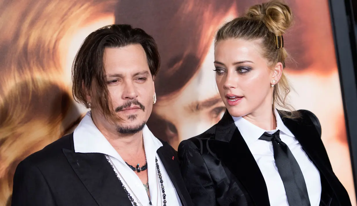 Perceraian pasangan seleb Hollywood ini menarik perhatian dunia (AFP PHOTO/Valerie MACON)