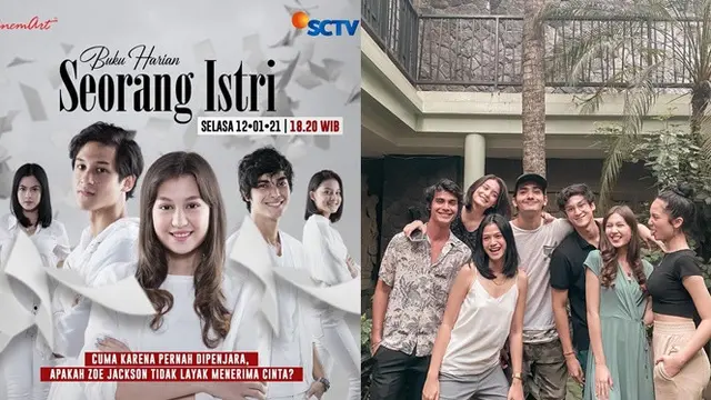 6 Potret Kebersamaan Pemain Sinetron Buku Harian Seorang Istri