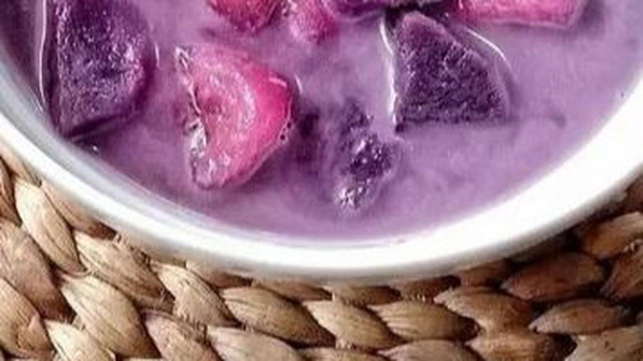 12. Resep Menu Takjil Buka Puasa: Kolak Pisang Ubi Ungu<br>