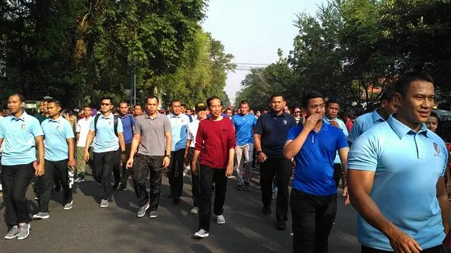 Jokowi di CFD Solo