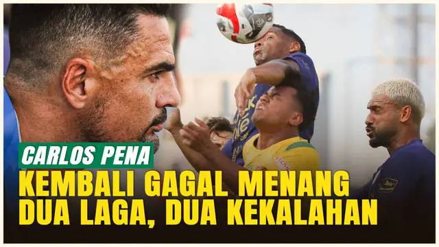 VIDEO: Dua Laga, Dua Kekalahan! Begini Penjelasan Carlos Pena Usai Persita Kalah Lagi