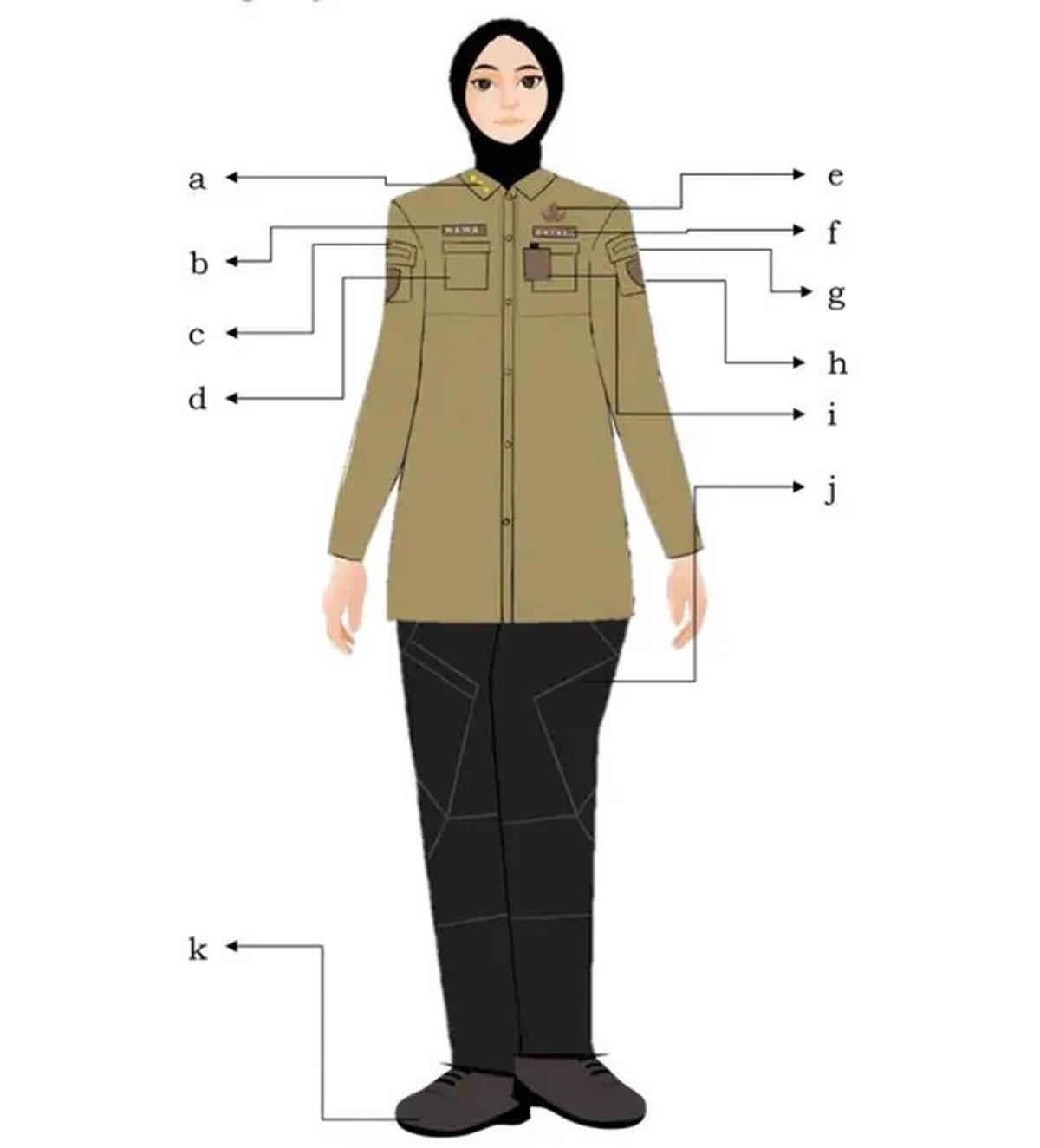 7 Model Baju Dinas PNS Wanita Berjilbab yang Stylish dan Nyaman