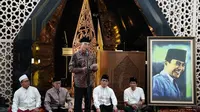 Menko Muhadjir saat memberikan tausiyah kebangsaan dan testimoni pada acara Haul ke-53 Bung Karno di Masjid At-Taufiq di kompleks Kantor DPP PDIP, Lenteng Agung, Jakarta Selatan. (Ist)