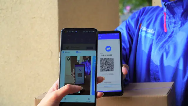 Fitur pembayaran QRIS on Delivery di Lazada (Lazada Indonesia)