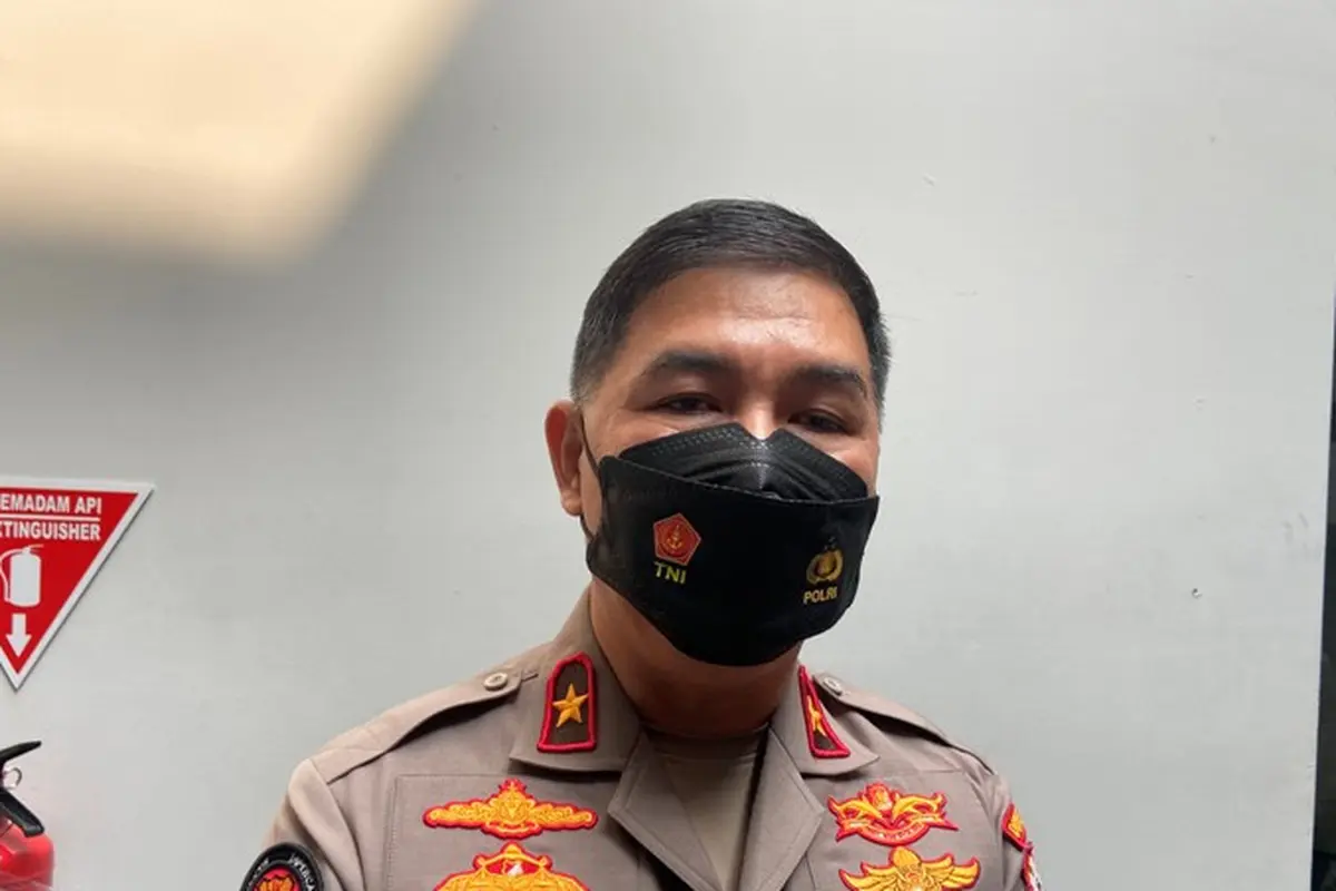 Karopenmas Polri Brigjen Ramadhan saat ditemui di SCTV Tower Jakarta, Rabu (27/7/2022) (Liputan6.com/Muhammad Radityo Priyasmoro)