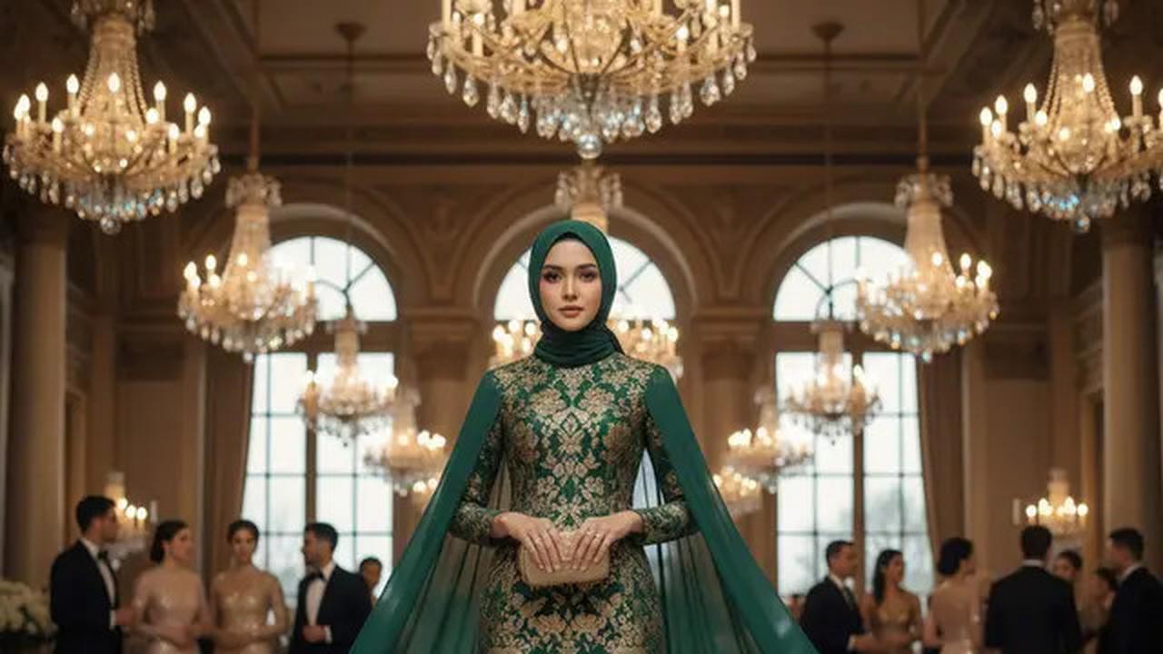 7 Model Dress Brokat Panjang, Anggun dan Elegan untuk Berbagai Acara di 2025