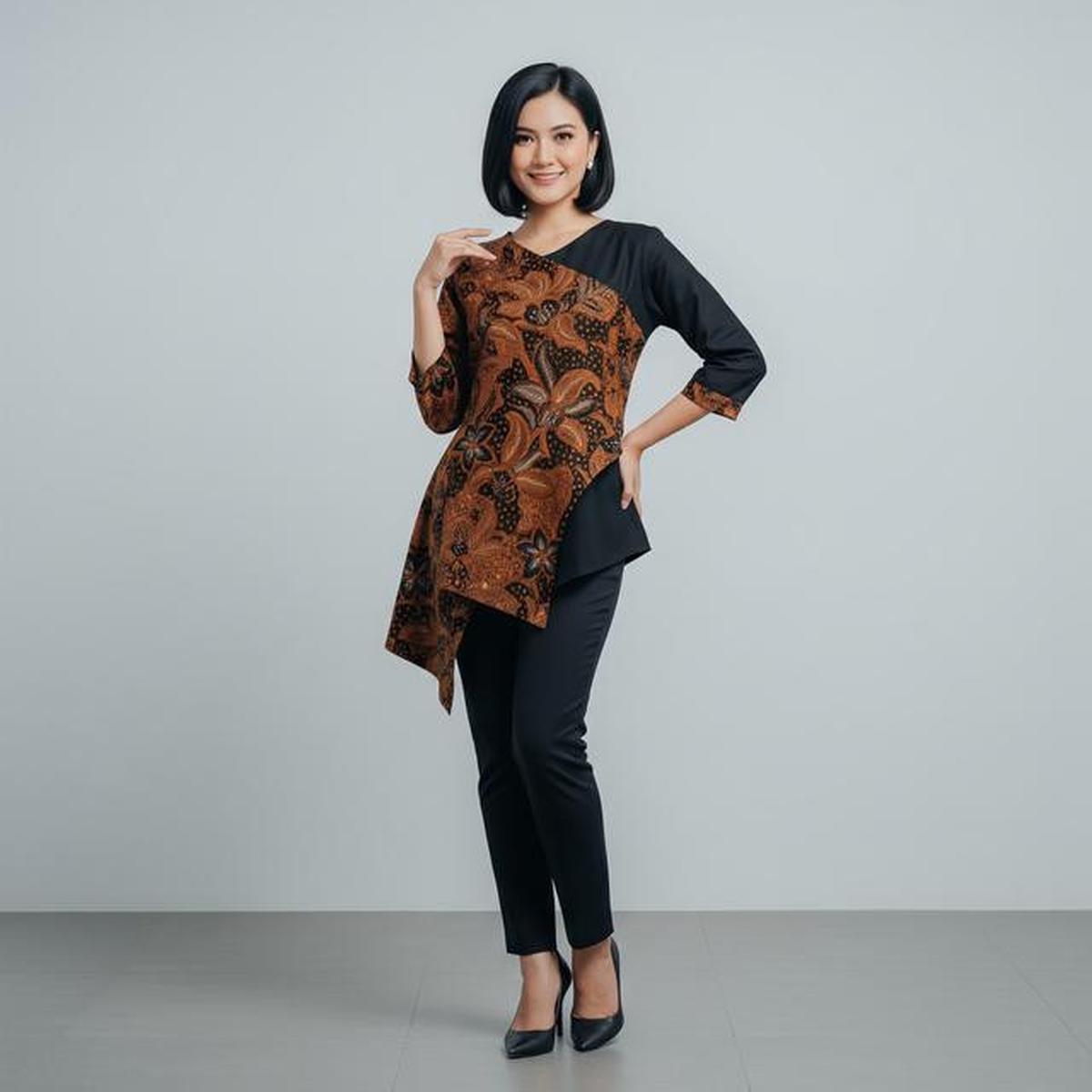7 Model Atasan Batik Asimetris Agar Tampilan Lebih Proporsional dan Elegan di 2025
