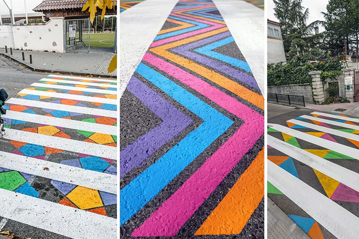 [Bintang] 10 Zebra Cross Warna-warni Bikin Ingin Bolak-balik Menyeberang
