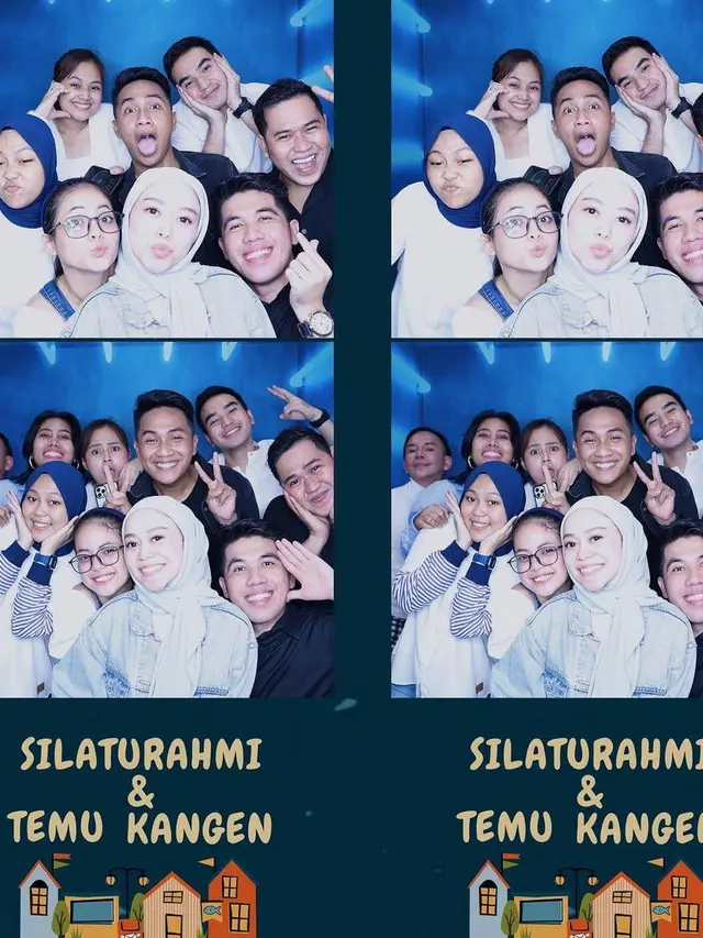 Jebolan LIDA dan D'Academy dari berbagai angkatan kumpul di rumah Lesti Kejora (Foto: Instagram/lida2021_dr.iqhbal)