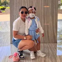Mutia Ayu dan putri Glenn Fredly. (Dok: Instagram Mutia Ayu)