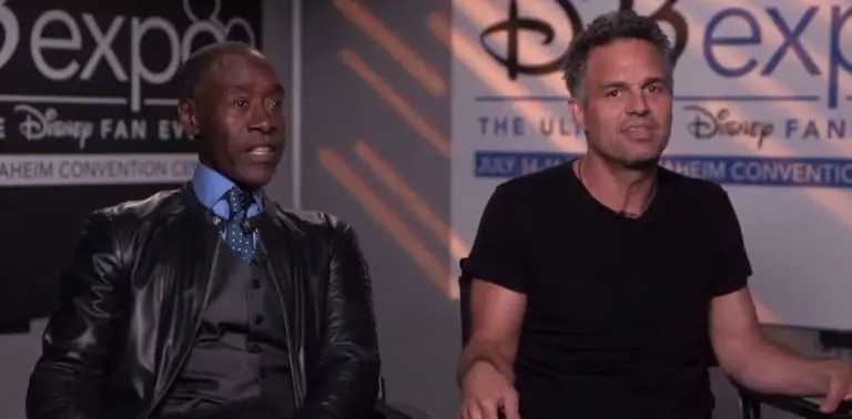 Mark Ruffalo dan Don Cheadle saat berbicara mengenai Avengers: Infinity War. (Good Morning America / ABC)