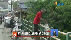 Viral video sejumlah warga Subang, Jawa Barat, membuang sampah di jembatan Sungai Cilamaya tanpa rasa malu.