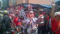 Kesenian tarian Lo Cia Sam Tay Cu Dance dari Taiwan turut meriahkan Cap Go Meh 2015 di Bogor.