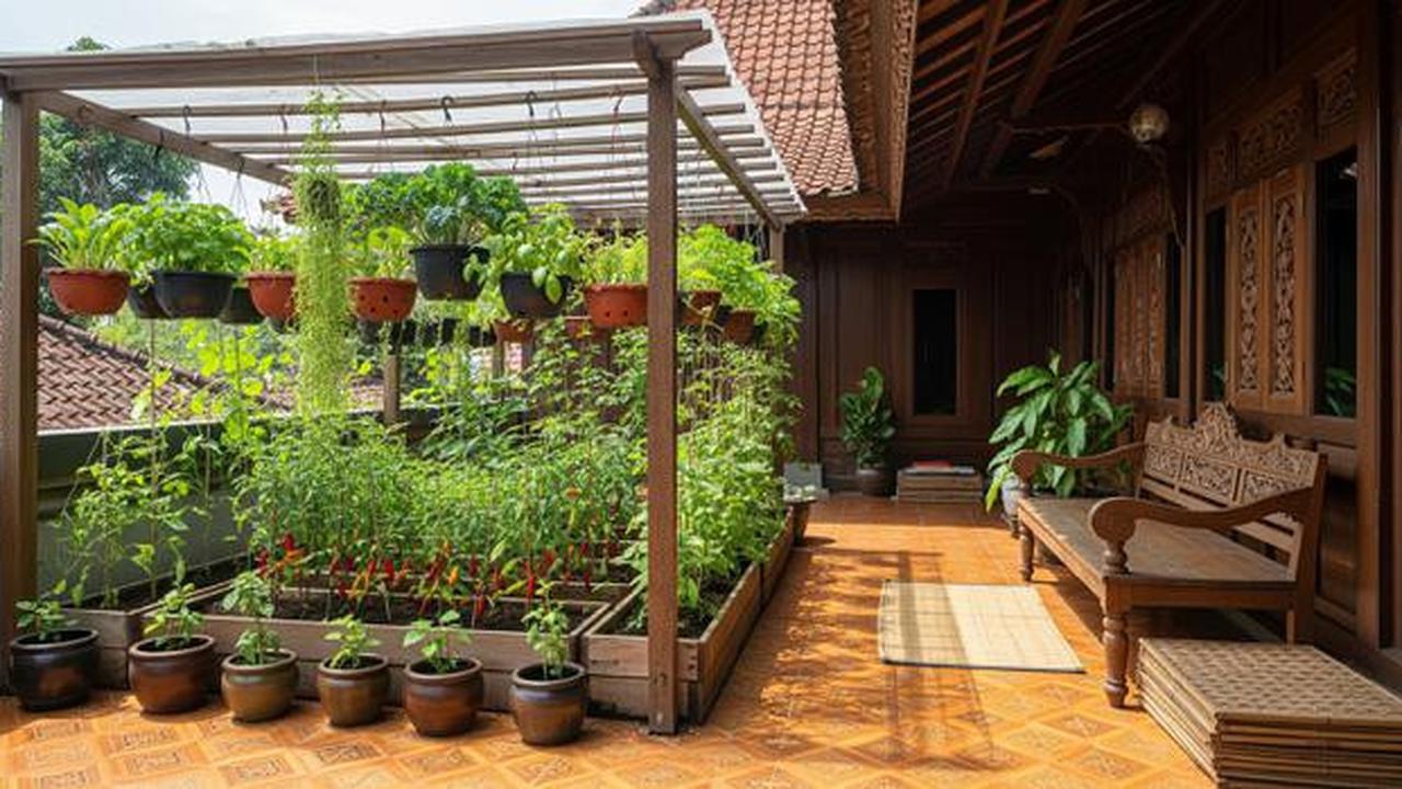 7 Jenis Kebun Sayur Kecil yang Menambah Estetika Teras Rumah, Solusi Cerdas Lahan Terbatas