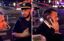 VIDEO: Presiden Macron Dicegat Polisi Dekat Markas PBB di New York, Langsung Telepon Trump