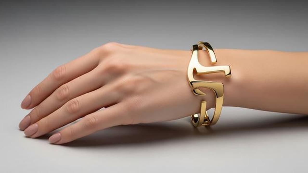 8 Model Gelang Emas Cuff Sculptural Desain Abstrak 2025, Elegan untuk Penampilan Wanita