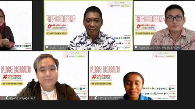 Aksi Muda Jaga Iklim Ingatkan Tugas Pemuda Rawat Lingkungan di Peringatan Sumpah Pemuda ke-93 Tahun