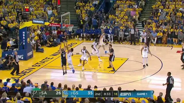 VIDEO : Cuplikan Pertandingan Playoffs NBA, Warriors 113 vs Spurs 92