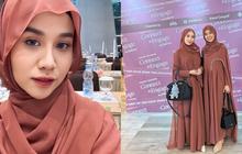 Potret Cantik Mayang Lucyana Mengenakan Gamis dan Hijab Dibanjiri Pujian