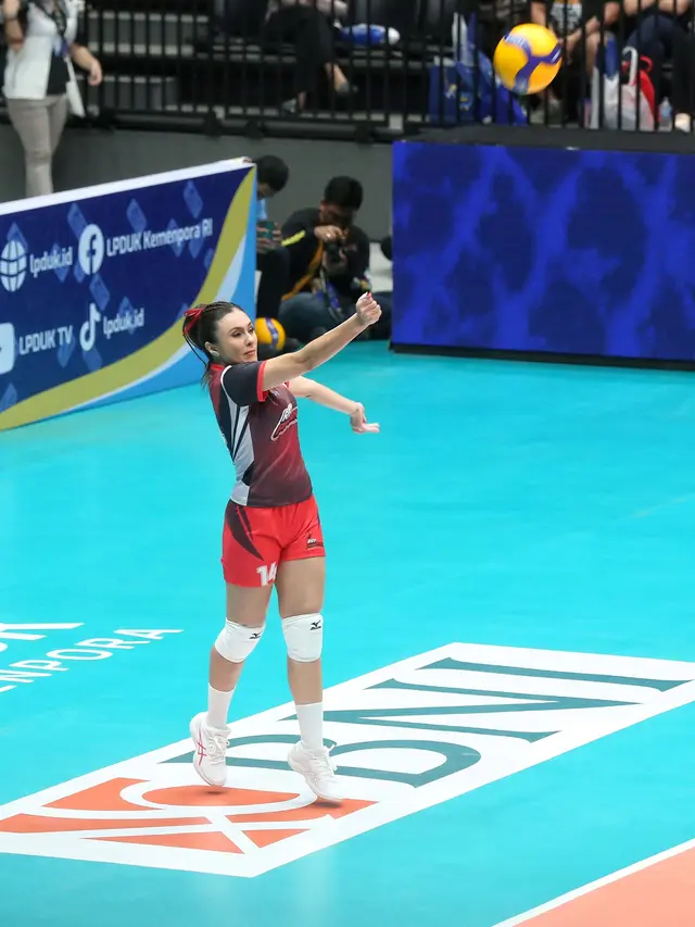 Wulan Guritno di Fun Volleyball Celebrity Match (Fimela/Adrian Putra)