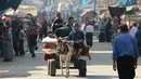 Pihak otoritas kesehatan di Gaza pun meminta organisasi internasional segera menyediakan rumah sakit lapangan menyelamatkan korban yang terluka. (Bashar TALEB/AFP)