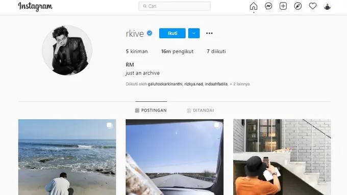 Akun Pribadi Member BTS