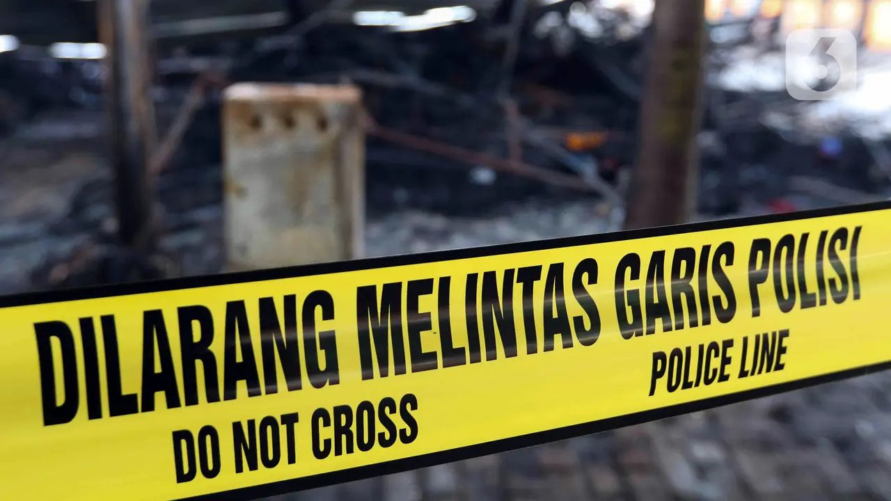 Ilustrasi garis polisi