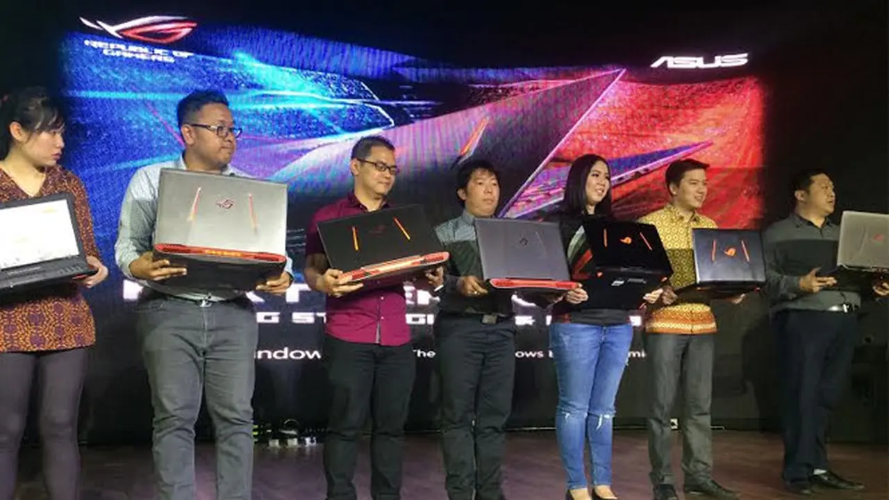 Peluncuran Asus ROG Strix di Jakarta, Kamis (8/12/16). Liputan6.com/Yuslianson