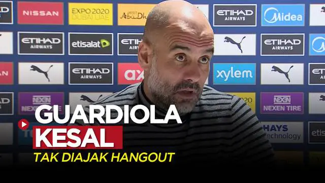 VIDEO Liga Inggris: Manajer Man City, Pep Guardiola Kesal Tak Diajak Jack Grealish Hangout