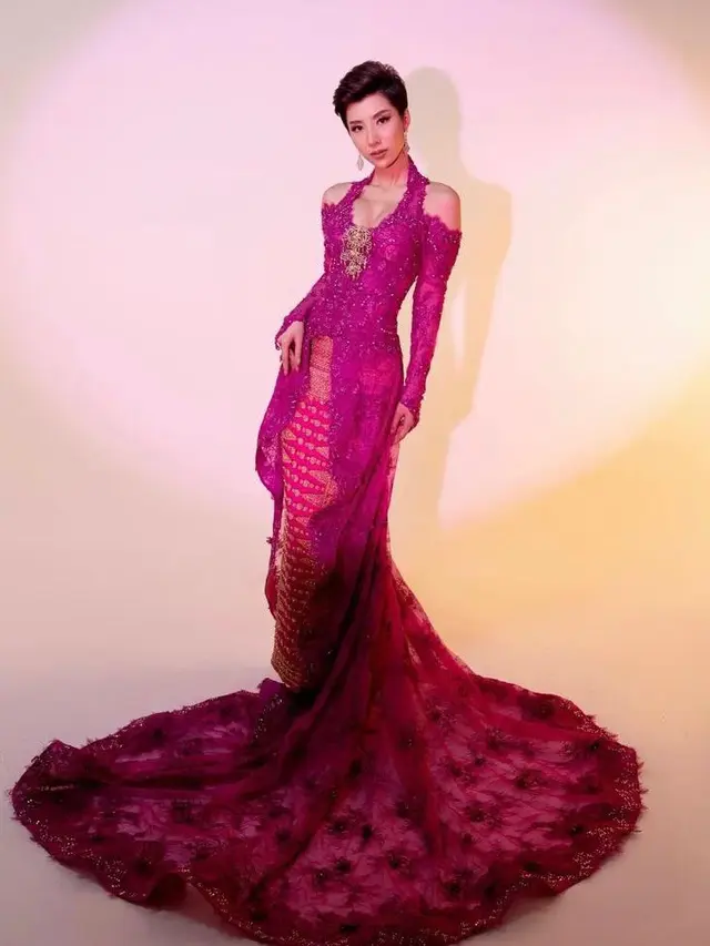 10 Pesona Nadia Tjoa, Wakil Indonesia Raih Mahkota Miss Face of Humanity 2022