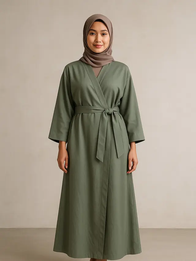 Model Gamis Oversize yang Trend 2025/AI