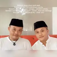 "Ah nggak perlu wejangan, dia mah sudah biasa. Apa yang dipikirkan ayahnya, dia juga sudah tahu," kata pelawak itu. (Instagram/ferdinandsule)