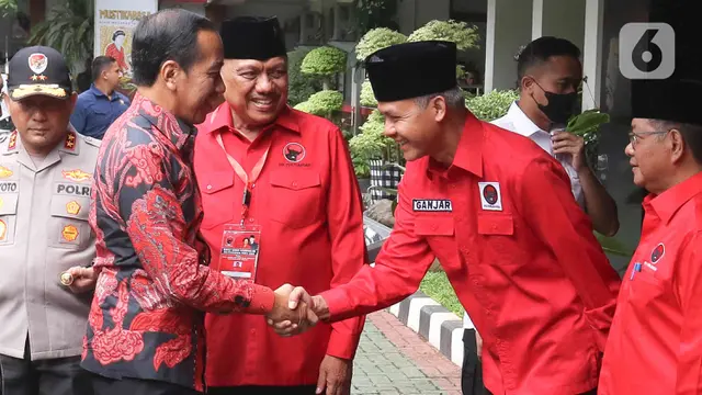 Jokowi Hadiri Rakernas PDIP