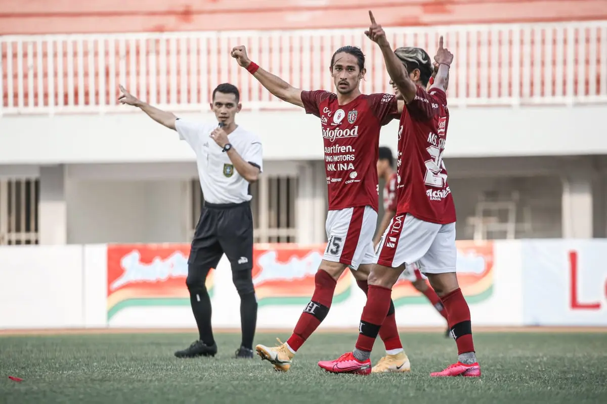 Ditahan Imbang PSIM Yogyakarta, Pemain Bali United FC Dapat Kartu Merah