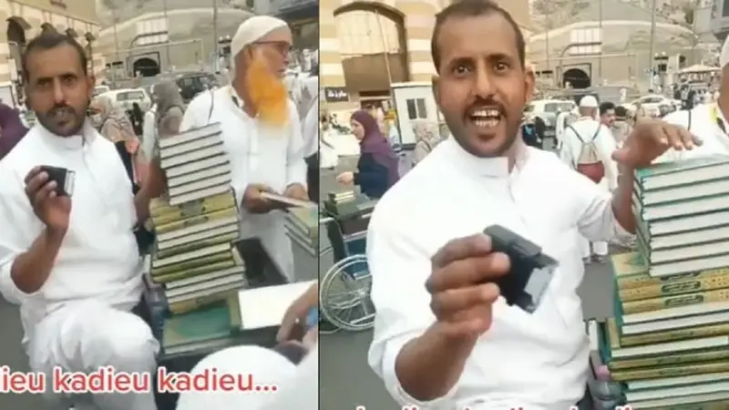 Viral Penjual Al Quran di Mekah Fasih Bahasa Sunda, Curi Perhatian