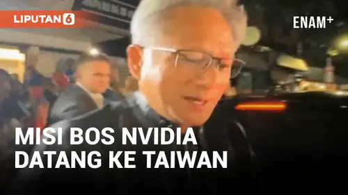 VIDEO: Bos Nvidia Jensen Huang Sambangi Taiwan, Bawa Misi Strategis?