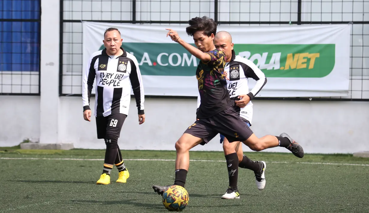 D'Olip FC berhasil meraih hasil maksimal dengan meraih tiga kemenangan dari tiga laga. (Dok. Bola Sunday League)