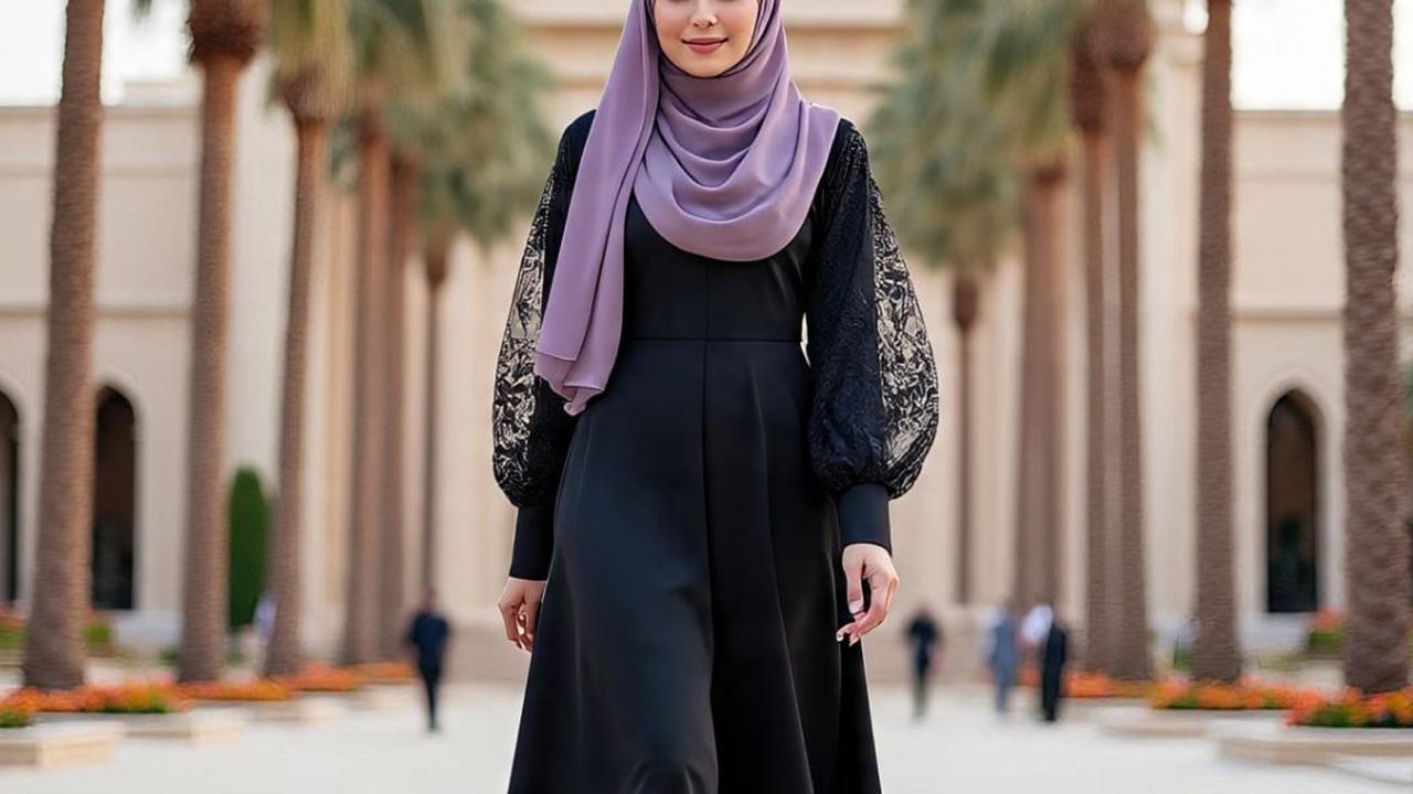 7 Model Gamis Syar'i Kekinian Tetap Simpel tapi Mewah, Inspirasi Tampil Elegan Penuh Pesona