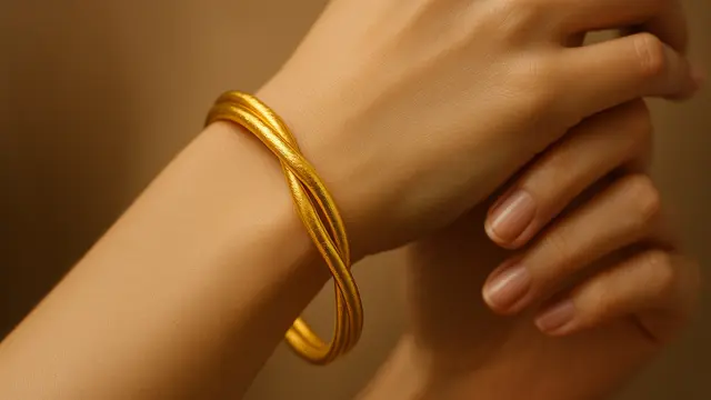 Model Gelang Lilit Emas 24 Karat