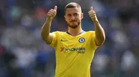 Manajer Maurizio Sarri menyebut saatnya Chelsea untuk menghormati keputusan Eden Hazard jika akhirnya hengkang musim depan. (AFP/Daniel Leal-Olivias)