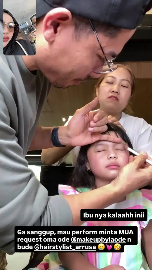 8 Potret Ameena tampil pede nyanyi di panggung dengan gaun pink, bikin gemes bak diva cilik