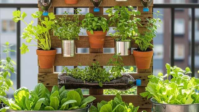 Inspirasi Model Kebun Sayur Mini dengan Konsep Kontainer Mix