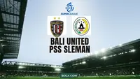Ilustrasi Bali United Vs PSS Sleman. (Bola.com/AI)