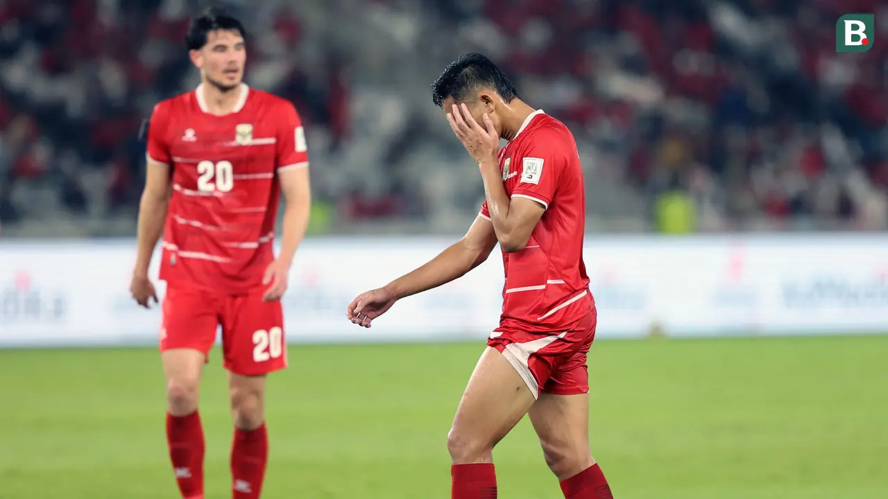 Foto: Ragam Raut Kecewa Para Penggawa Timnas Indonesia setelah Menjadi Runner Up di FIFA Series 2026