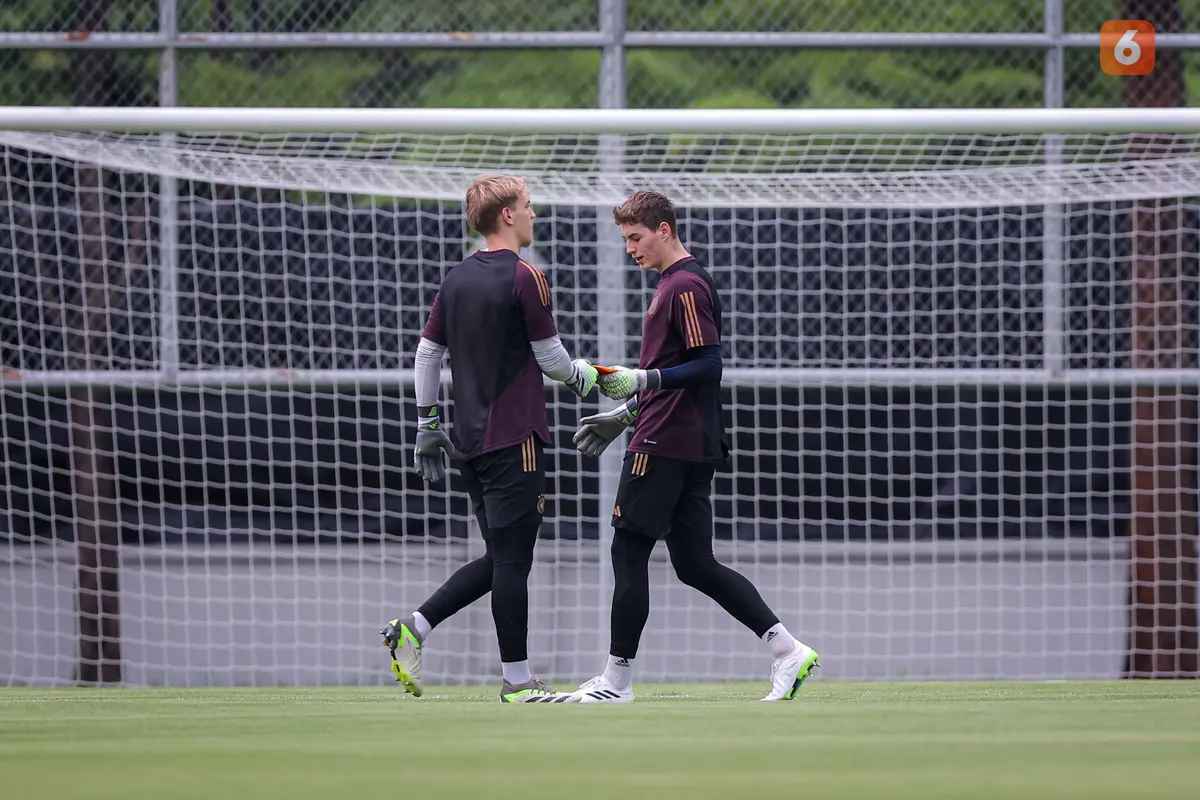 Foto: Tak Ada Sang Pahlawan Kemenangan, Latihan Timnas Jerman U-17 Hanya Diikuti Dua Kiper Jelang Final Piala Dunia U-17 2023