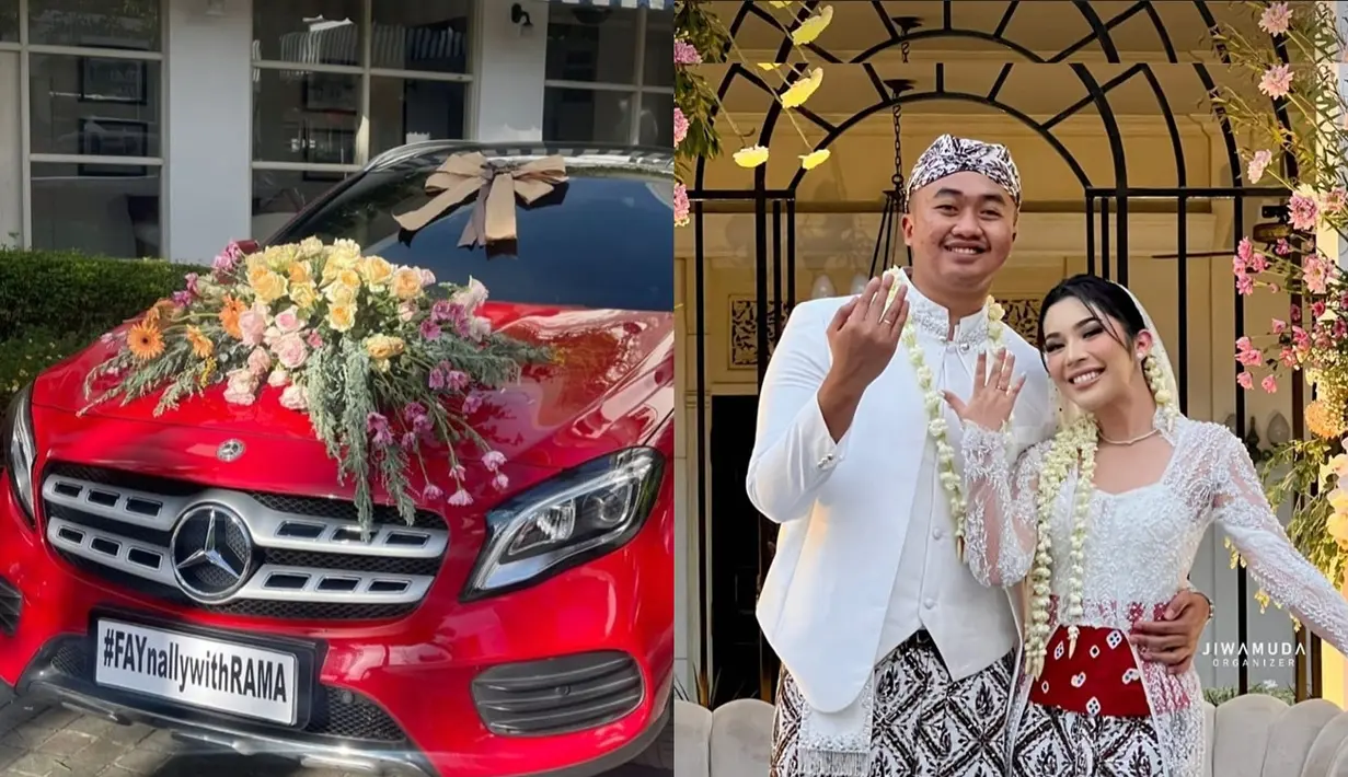 Momen Pernikahan Fay Nabila IMB dan Rama Restu (Sumber: Instagram/faynabilalxndr)