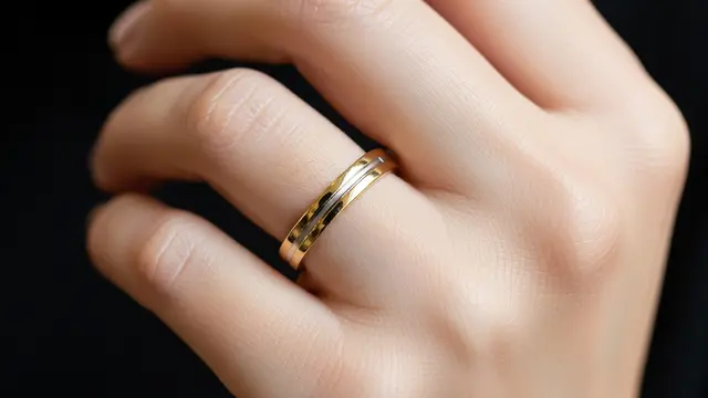 Desain Cincin Emas yang Mudah Dijual Kembali (AI)