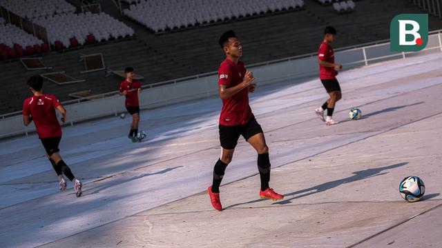 Foto: Latihan Riang Timnas Indonesia U-17 Jelang Piala Dunia U-17 2023 di Stadion Utama Gelora Bung Karno