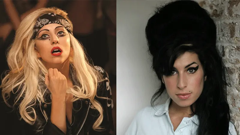 Amy Winehouse dan Lady Gaga 