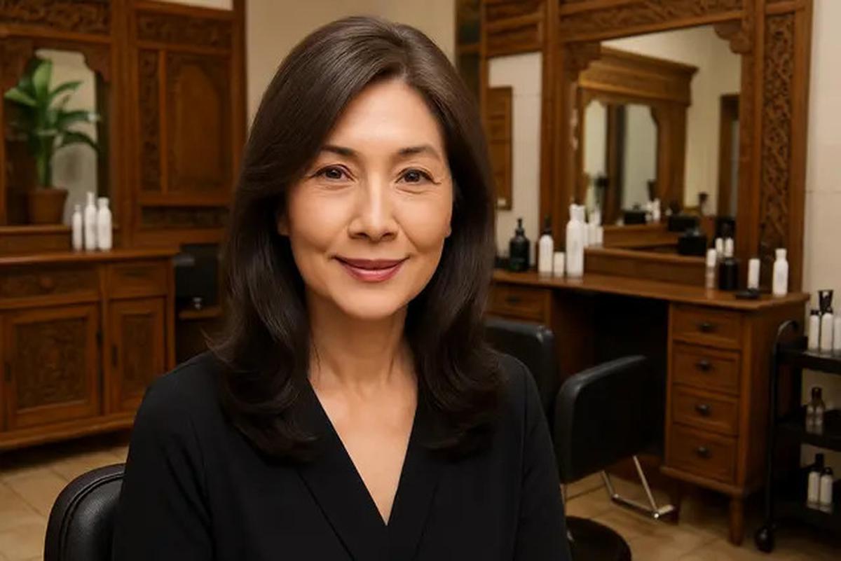 9 Tren Warna Rambut Ash Brown untuk Ibu-Ibu Usia 50 Tahun ke Atas